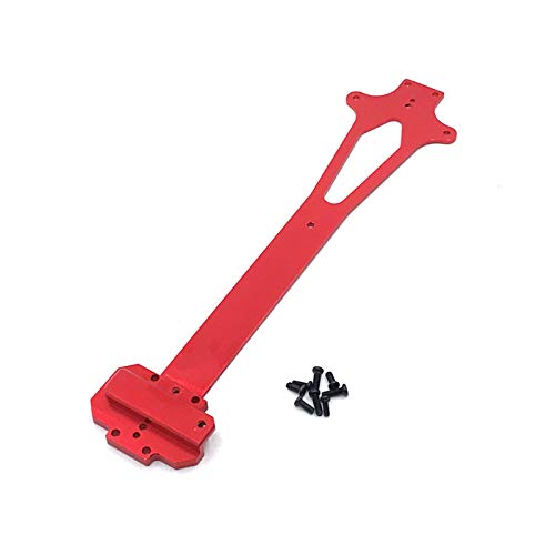 KUENCE Wltoys 124007 124016 124017 124018 124019 Zweite Boden Bord 1/12 RC Auto Upgrade Teile Zubehör(Rood) von KUENCE