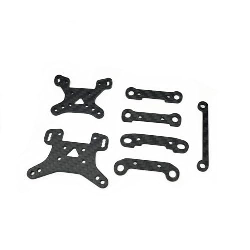 KUENCE Wltoys 124017 144010 144001 Carbon Faser Upgrade Teile Schock Halterung Arme Feste Teile Set zubehör Teile von KUENCE