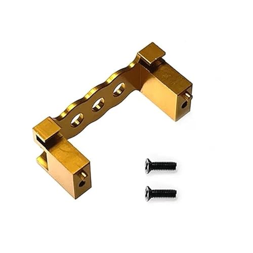 KUENCE Wltoys 144001 124016-17-18 124019 RC Auto Upgrade Zubehör Lenkgetriebe Feste Basis Lenkgetriebe Sitz Presse Ersatzteile(Golden) von KUENCE