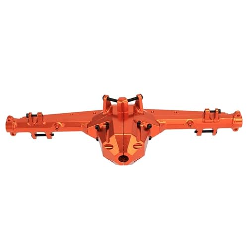 Metal Rear Axle Housing with Gearbox Cover for Traxxas UDR Unlimited Desert Racer 1/7 RC Car Upgrade Parts(Orange) von KUENCE