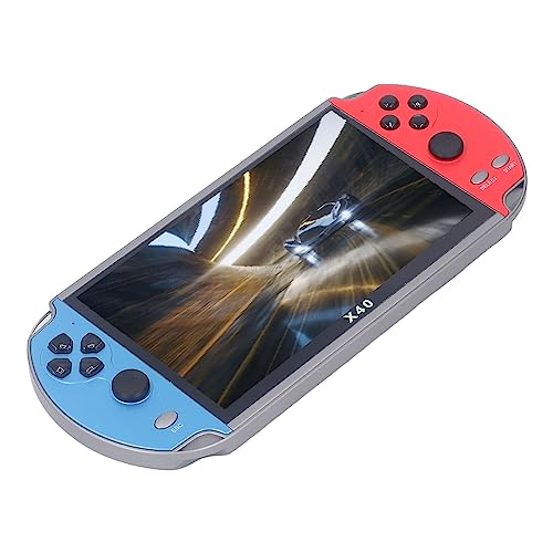 Handheld-Videospielkonsole, 3000 MAh Handheld-Spielmaschine 16 GB 7,1 Zoll Mehrere Spiele HD-Ausgang für Zuhause von KUIDAMOS