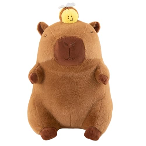 KUKUShining Capybara Plush Doll,Kawaii Bee Capybara Stuffed Aniamls Toys Plushies, for Children, Birthdays, Christmas(30cm/11.8in) von KUKUShining