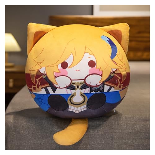 Genshin Plüsch, Kawaii Anime Figur Schlüsselanhänger Puppe Weicher Impact Entzückendes Plüsch Wurfkissen for Gamer Fans Geschenke(Kaveh,35cm Pillow) von KUKUShining