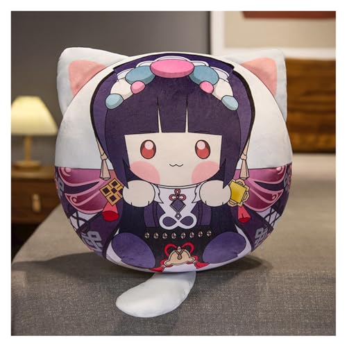 Genshin Plüsch, Kawaii Anime Figur Schlüsselanhänger Puppe Weicher Impact Entzückendes Plüsch Wurfkissen for Gamer Fans Geschenke(Yun Jin,35cm Pillow) von KUKUShining