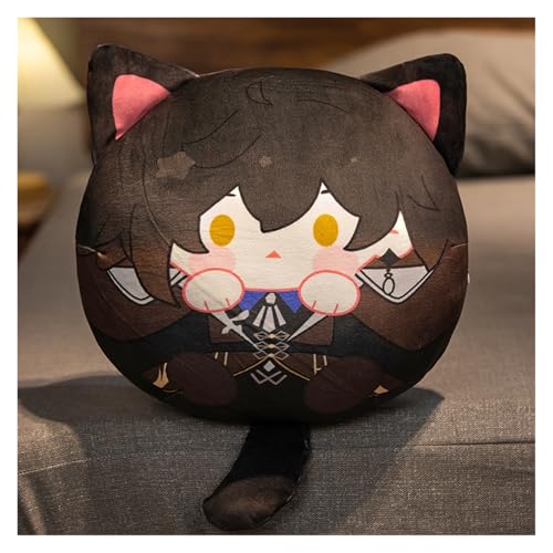 Genshin Plüsch, Kawaii Anime Figur Schlüsselanhänger Puppe Weicher Impact Entzückendes Plüsch Wurfkissen for Gamer Fans Geschenke(Zhong Li,35cm Pillow) von KUKUShining