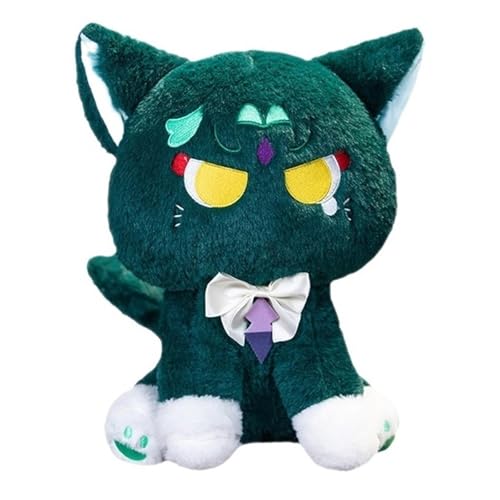 Genshin Xiao Katzen Plüschtier, Katze Kuscheltiere Impact Plushies Kissen Anime Katze Puppe for Gamer Geschenk(42CM/16.5IN) von KUKUShining