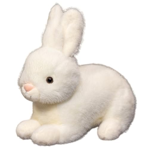 Hase Plüsch, Weiche Kuscheltier Puppen Realistisches Flauschiges Kaninchen Stofftiere Interaktives Plüschtier Spielzeug Für Ostern Hase Plüsch, Weiche Kuscheltier Puppen Realistisches Flauschiges Kaninchen Stofftiere Interaktives Plüschtier Spielzeug Für Ostern von KUKUShining