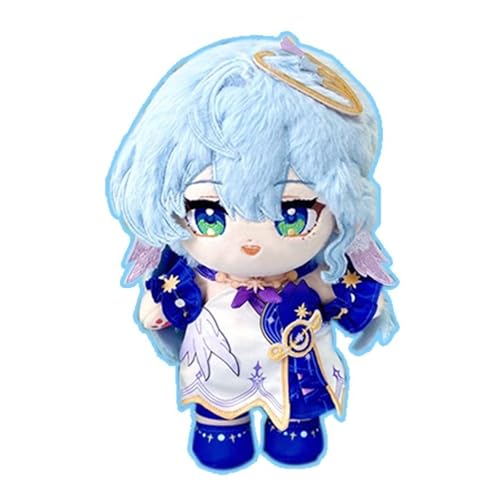 KUKUShining Honkai Star Rail Kuscheltier, 20cm Anime Ankleidepuppe Mit Kleidung Süßes Weiches Plüschtier Als Geschenk for Gamer Fans(Robin) von KUKUShining