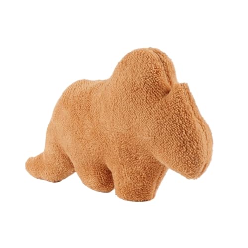 KUKUShining Dino Nugget Plüsch Kissen, Chicken Nuggets Kuscheltier Dinosaurier Stofftier Kissen Plüschtiere Puppe for Kinder Jungen Mädchen(Triceratops) von KUKUShining