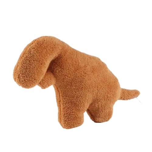 KUKUShining Dino Nugget Plüsch Kissen, Chicken Nuggets Kuscheltier Dinosaurier Stofftier Kissen Plüschtiere Puppe for Kinder Jungen Mädchen(Tyrannosaurus) von KUKUShining