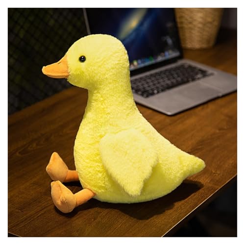 KUKUShining Enten Kuscheltier, Entenküken Weich Enten Stofftier Spielzeug Große Plüschtier Kissen Puppe for Kindergeschenk Geburtstagsgeschenk(Yellow,80cm/31.5in) von KUKUShining