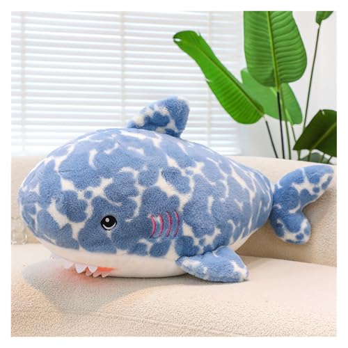 KUKUShining Entzückende Plüschtiere Mit Meerestieren, Weiche Delfin-, Robben- und Haispielzeuge for Kinder, Ideal Dekoration for Zuhause, for Nickerchen Machen und Spielen.(Sharks,75cm/29.5in) von KUKUShining