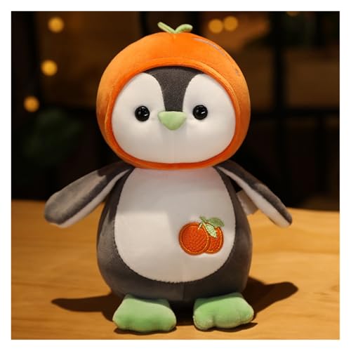 KUKUShining Erdbeer und Orangen-Pinguin Plüschpuppen, Lustiges Spielzeug for Kinder, for Kinder Jeden Alters, Perfekt for Verschenken und Spielen(Orange,70cm/27.6in) von KUKUShining