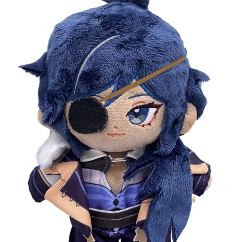 KUKUShining Genshin Impact Kuscheltier, 20cm Anime Ankleidepuppe Mit Kleidung Süßes Weiches Plüschtier Als Geschenk for Gamer-Fans(Kaeya) von KUKUShining