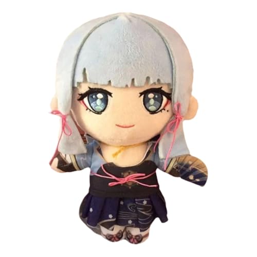 KUKUShining Genshin Impact Plüsch, 20cm Anime Figur Kuscheltier Weiches Cartoon Spielzeug Süße Stoffpuppe for Fans Geburtstagsgeschenke(Kaimsto Ayaka) von KUKUShining