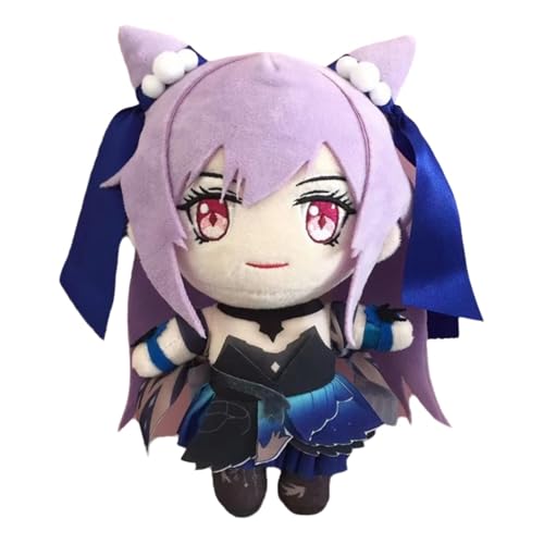 KUKUShining Genshin Impact Plüsch, 20cm Anime Figur Kuscheltier Weiches Cartoon Spielzeug Süße Stoffpuppe for Fans Geburtstagsgeschenke(Ke Qin) von KUKUShining