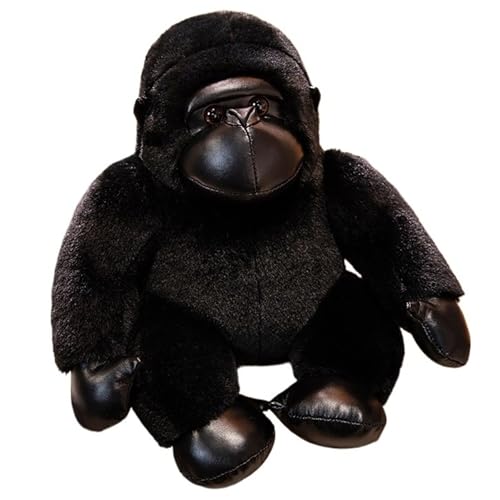 KUKUShining Gorilla Plüschtier, Weiches Kuscheliges Stofftier Plüschtier Haustier Kinder Großer Kumpel Geschenke for Mädchen Jungen Spielen(Black,50cm/19.7in) von KUKUShining