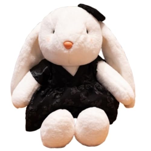 KUKUShining Hasenplüsch, Weiches Stofftier Kaninchenpuppen Spielzeug Mit Kleid Süßes Plüschkissen for Ostergeschenke Kinder KUKUShining Hasenplüsch, Weiches Stofftier Kaninchenpuppen Spielzeug Mit Kleid Süßes Plüschkissen for Ostergeschenke Kinder von KUKUShining