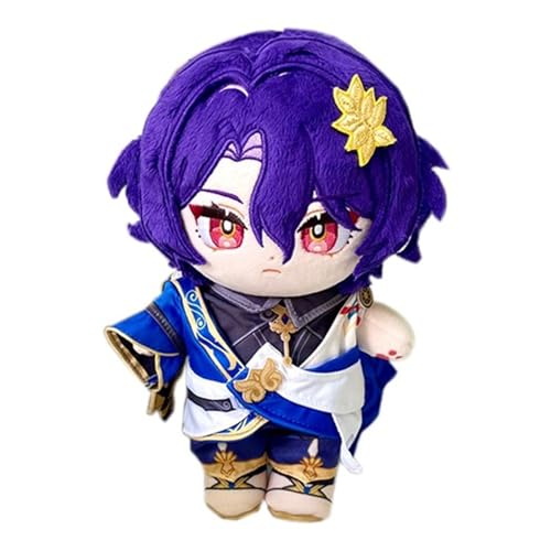 KUKUShining Honkai Star Rail Kuscheltier, 20cm Anime Ankleidepuppe Mit Kleidung Süßes Weiches Plüschtier Als Geschenk for Gamer Fans(Dr.Ratio) von KUKUShining