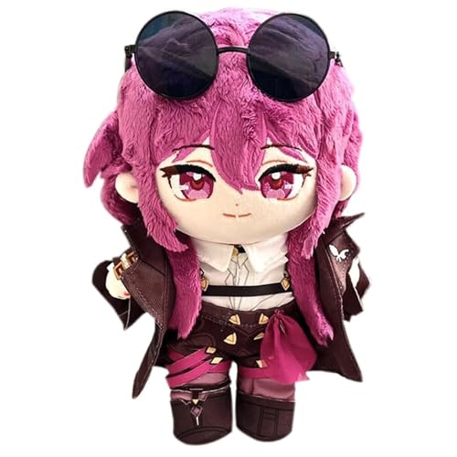 KUKUShining Honkai Star Rail Kuscheltier, 20cm Anime Ankleidepuppe Mit Kleidung Süßes Weiches Plüschtier Als Geschenk for Gamer Fans(Kafka) von KUKUShining