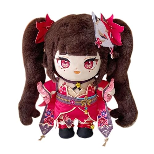 KUKUShining Honkai Star Rail Kuscheltier, 20cm Anime Ankleidepuppe Mit Kleidung Süßes Weiches Plüschtier Als Geschenk for Gamer Fans(Sparkle) von KUKUShining