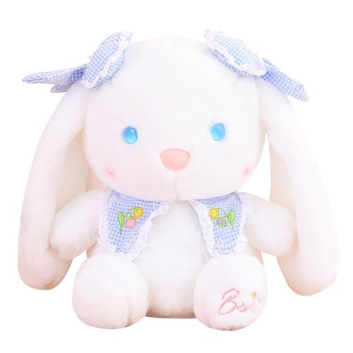 KUKUShining Kaninchen Plüschtier, Kuschelpuppe Ausgestopfte Hasenfigur Heimdekoration Kinderspielzeug for Liebhaber Beste Freundin Kindergeschenk(Blue,30cm/11.8in) von KUKUShining