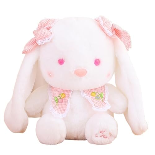 KUKUShining Kaninchen Plüschtier, Kuschelpuppe Ausgestopfte Hasenfigur Heimdekoration Kinderspielzeug for Liebhaber Beste Freundin Kindergeschenk(Pink,40cm/15.7in) von KUKUShining