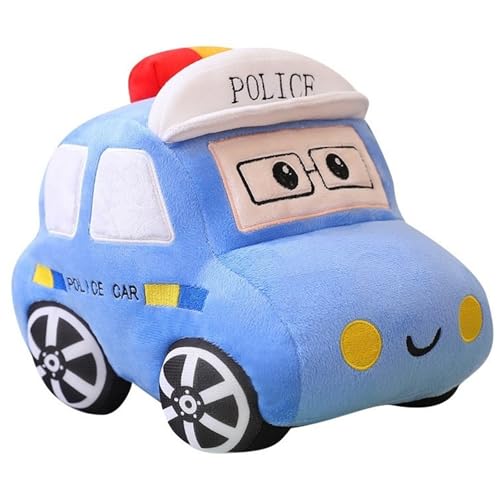 KUKUShining Krankenwagen Plüschtier, Gefülltes Auto Kissen Spielzeug Weiches Süßes Simulations Taxi Polizeiauto Kinder Jungen Geburtstag Weihnachten(Police car,40cm/15.7in) von KUKUShining