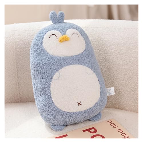 KUKUShining Kuschelige Tier Plüschkissen, Weiche Stofftiere, Kawaii Puppen Kindern Jungen Mädchen(Blue Penguin,45cm/17.7in) von KUKUShining