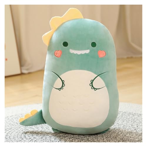 KUKUShining Kuschelige Tier Plüschkissen, Weiche Stofftiere, Kawaii Puppen Kindern Jungen Mädchen(Dinosaurs,45cm/17.7in) von KUKUShining