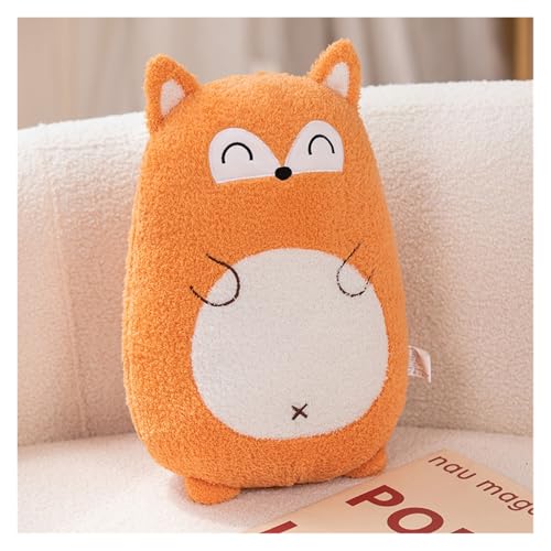 KUKUShining Kuschelige Tier Plüschkissen, Weiche Stofftiere, Kawaii Puppen Kindern Jungen Mädchen(Fox,45cm/17.7in) von KUKUShining