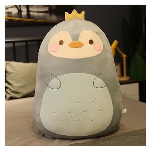 Kuschelige Tier Plüschkissen, Weiche Stofftiere, Kawaii Puppen Kindern Jungen Mädchen(Penguin,45cm/17.7in) von KUKUShining