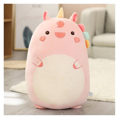 KUKUShining Kuschelige Tier Plüschkissen, Weiche Stofftiere, Kawaii Puppen Kindern Jungen Mädchen(Unicorn,45cm/17.7in) von KUKUShining