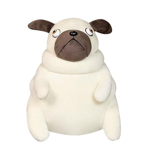 KUKUShining Mopsge Wicht Plüschtier, Süßes Mops Plüschtier Französische Bulldogge Plüschkissen Spielzeug Kinder Süßes Plüschtier Menschliches Körperkissen(20cm/7.8in) von KUKUShining