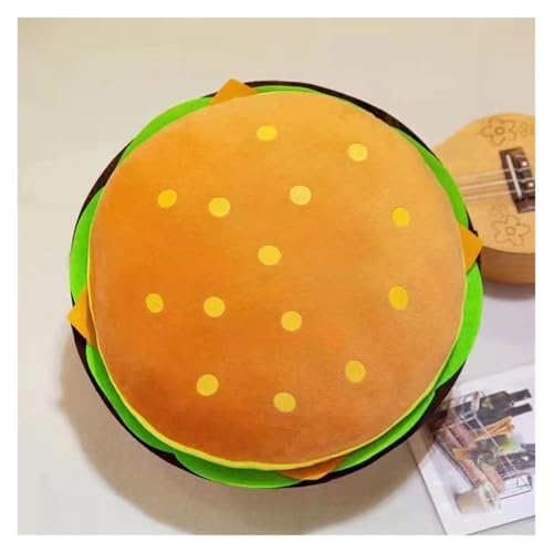 KUKUShining Niedliche Plüschtiere, Lustige Burger, Pizzastücke, Pommes Pommes-Plüschtiere, for Kinder Entworfen, Perfekt Als Zimmerdekoration Und Spielen.(Burger,40cm/15.7in) von KUKUShining