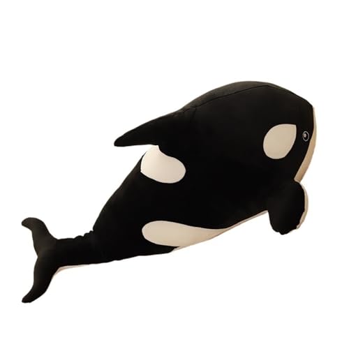 KUKUShining Niedliches Orca Wal Plüschtier, Simulation Von Meerestieren Als Geschenk Heimdekoration Kindergeburtstag Weihnachten(Black,60cm/23.9in) von KUKUShining