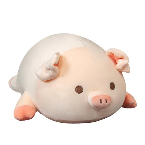 KUKUShining Niedliches Schwein Plüsch Kissen, Weiches Kuscheltier Kissen Plüsch Spielzeug Cartoon Puppe for Raumdekoration Kindergeschenke(Style A,80CM/31.5IN) von KUKUShining