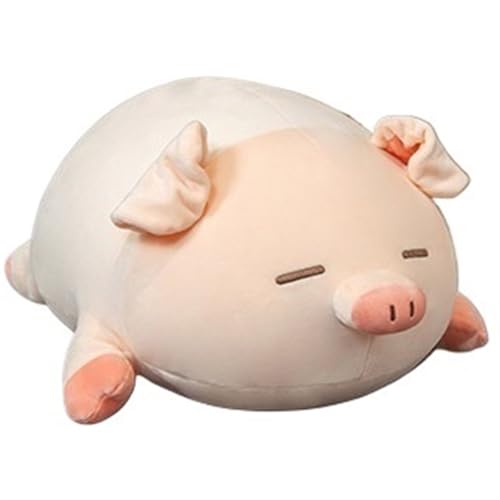 KUKUShining Niedliches Schwein Plüsch Kissen, Weiches Kuscheltier Kissen Plüsch Spielzeug Cartoon Puppe for Raumdekoration Kindergeschenke(Style B,40CM/15.7IN) von KUKUShining