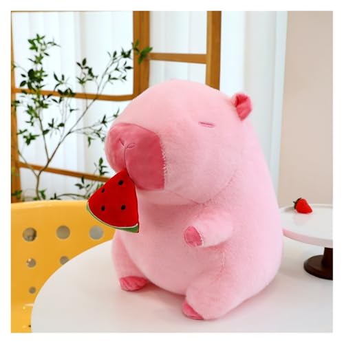 KUKUShining Niedliches Wassermelonen Capybara Plüschtier | Weich Kuschelig for Kinder Und Erwachsene | Perfekt for Kuscheln Verschenken Als Heimdekoration(50cm/19.8in) von KUKUShining