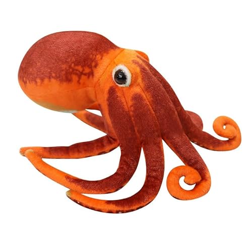 KUKUShining Realistisches Plüsch-Oktopus-Spielzeug, Niedliches Kuscheltier für Kinder und Erwachsene, Geburtstage und Festliche Anlässe(30cm/11.8in) von KUKUShining