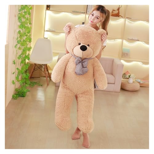 KUKUShining Riesiger Teddybär Plüsch, Weiches Stofftier, Kinder und Mädchen, Gemütliche Entspannung, Niedlicher Dekor-Akzent(Brown,80cm/31.5in) von KUKUShining