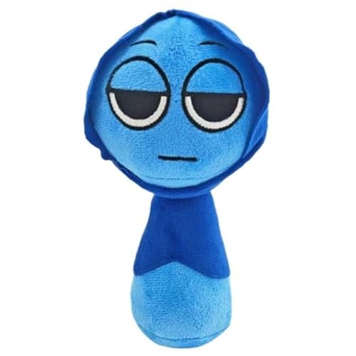 KUKUShining Sprunki Kuschelpuppe Spielzeug, Cartoon Charmante Weiche Stofftiere, Niedliche Kuschelpuppen for Kinder, Fans und Gamer, (Blue B) von KUKUShining