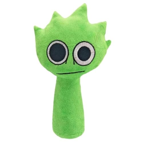 KUKUShining Sprunki Kuschelpuppe Spielzeug, Cartoon Charmante Weiche Stofftiere, Niedliche Kuschelpuppen for Kinder, Fans und Gamer, (Green) von KUKUShining