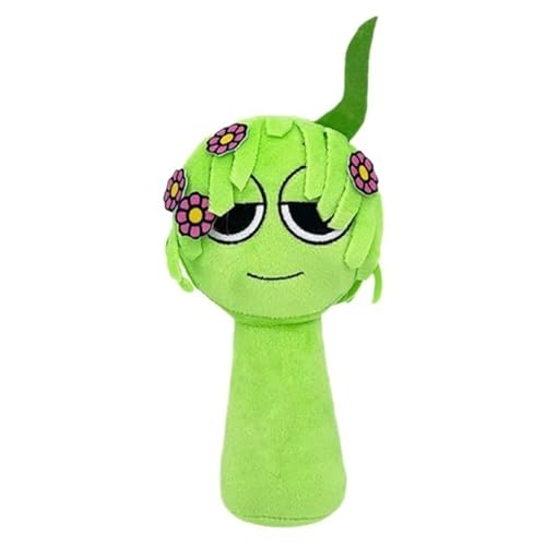 KUKUShining Sprunki Kuschelpuppe Spielzeug, Cartoon Charmante Weiche Stofftiere, Niedliche Kuschelpuppen for Kinder, Fans und Gamer, (Green B) von KUKUShining