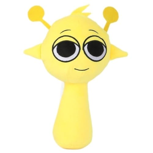 KUKUShining Sprunki Kuschelpuppe Spielzeug, Cartoon Charmante Weiche Stofftiere, Niedliche Kuschelpuppen for Kinder, Fans und Gamer, (Yellow) von KUKUShining