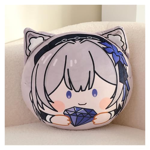 KUKUShining Star Rail Kuscheltiere, Anime Figur Schlüsselanhänger Plüschtier Weiches Honkai Stofftier Dekokissen Puppe for Fans Geschenke(Herta,30cm Pillow) von KUKUShining