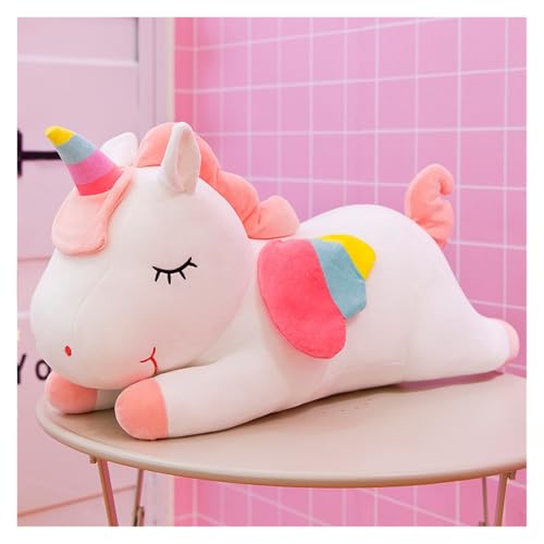 Süße und Weiche Einhorn-Plüschpuppe Mit Regenbogenflügeln, for Mädchen, Beste Wahl Als Dekoration for Mädchenzimmer(White,30cm/11.8in) von KUKUShining