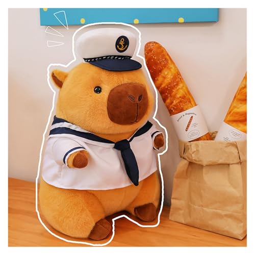 KUKUShining Süßes Matrosen Capybara Plüschtier, Weiches Kuscheliges Stofftier for Kinder Und Erwachsene, Nautischem Thema for Kinder(40cm/15.7in) von KUKUShining