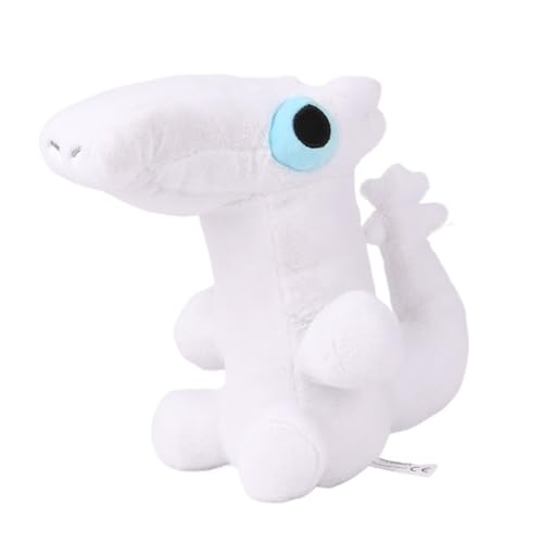 KUKUShining Tanzender Drachen Plüsch, 23CM Adorabler Nachtschatten Drache Plüschspielzeug, Weiche Kuschelige Cartoon Puppe for Kinder Geschenke und Raumdekoration(White) von KUKUShining