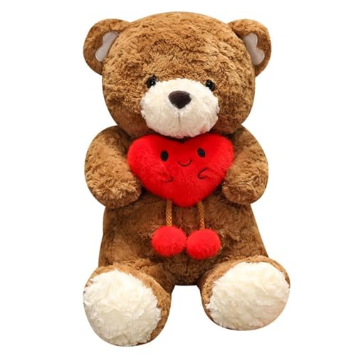 KUKUShining Teddybär Plüsch, Kuscheltier Plüschtier Kinder Weiche Kuscheltiere Puppe for Jungen Mädchen Liebhaber Freundin Valentinstag(35cm/13.8in) von KUKUShining